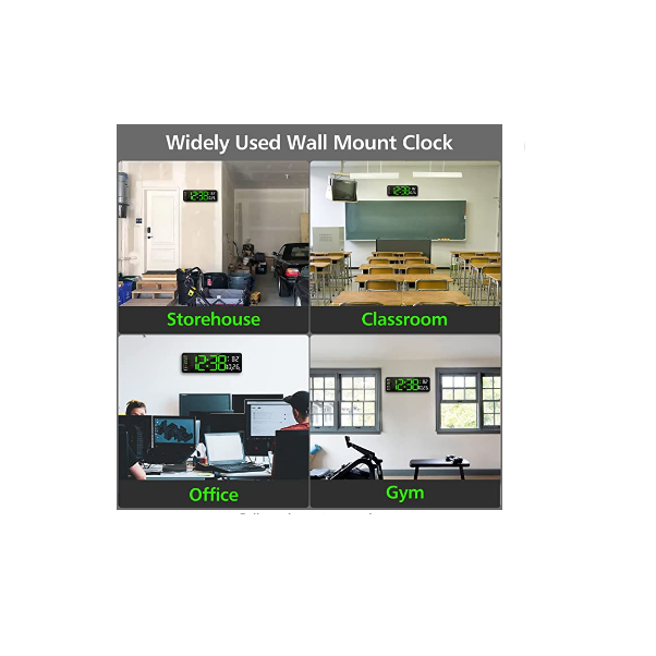 Digitális ébresztőóra/naptár/hőmérő 6629 - Image 6