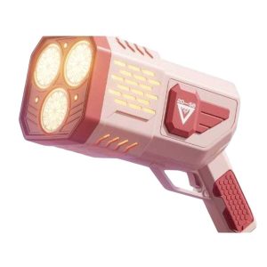 Automata buborékfújó géppisztoly , led világítással