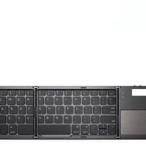 Hordozható, összecsukható Bluetooth billentyűzet touchpaddal