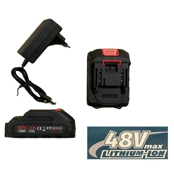 Mustang Star MTS-5678 Dupla 48V akkumulátoros metszőolló LCD kijelzővel - Image 6