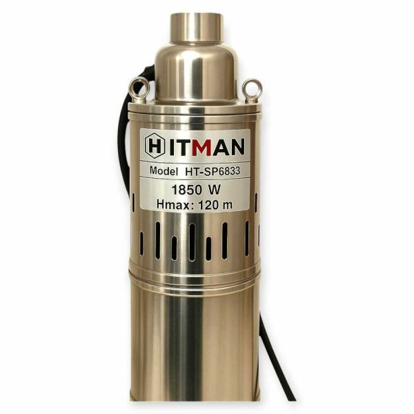 Hitman SP6833 Mélykúti Csőszivattyú – 1850W, 6500 l/óra, 35m szívómélységgel - Image 6
