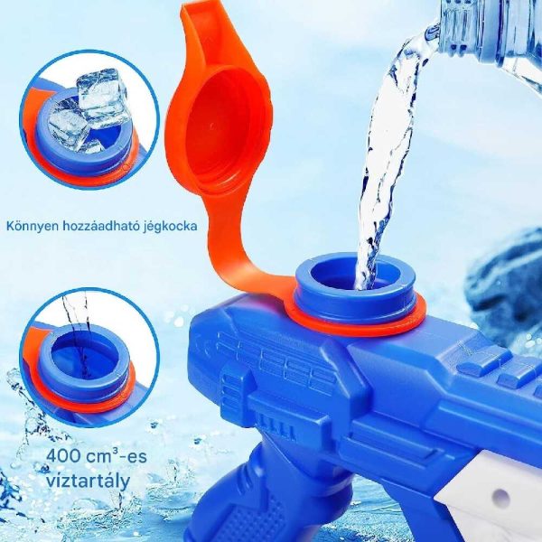 Esoaker Pumpás Vízipisztoly – 800ml tartály, akár 60 lövés, 9 méteres hatótáv - Image 6