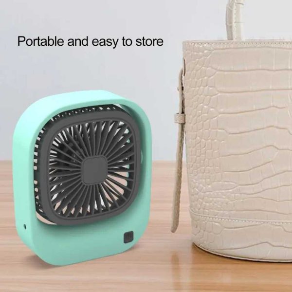 Asztali mini ventilátor KOS-19019 , 2 féle sebességgel , usb töltéssel - Image 6