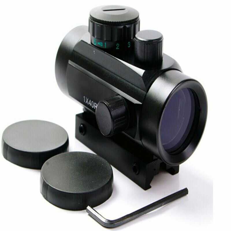 Bushnell 1x40 távcső, gyorstávcső, Piros vagy zöld pont célzó, 20mm-es és 11mm-es szerelékre - Image 7