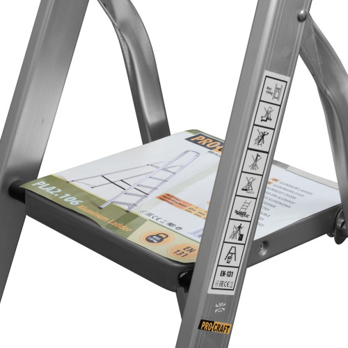 Procraft PLA2.172 Prémium egyoldalas alumínium létra, 172cm munkamagasság, max 150kg - Image 3