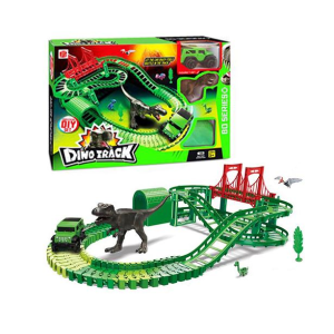 Dínós Kalandpálya Autópálya Terepjáró Autóval És Kiegészítőkkel