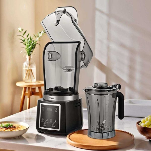 WINNING STAR ST-5905 Csendes, Nagy Sebességű Turmixgép – 4.5L, 800W, Fekete - Image 7