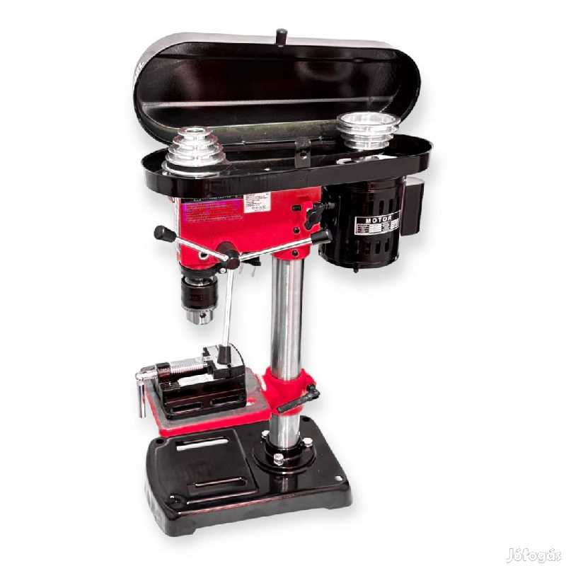 Kraftech KT-BD1950X Állványos Oszlopos Fúrógép 1950W, 16mm Tokmány, Fémtalpas, Gépi Satuval - Image 7