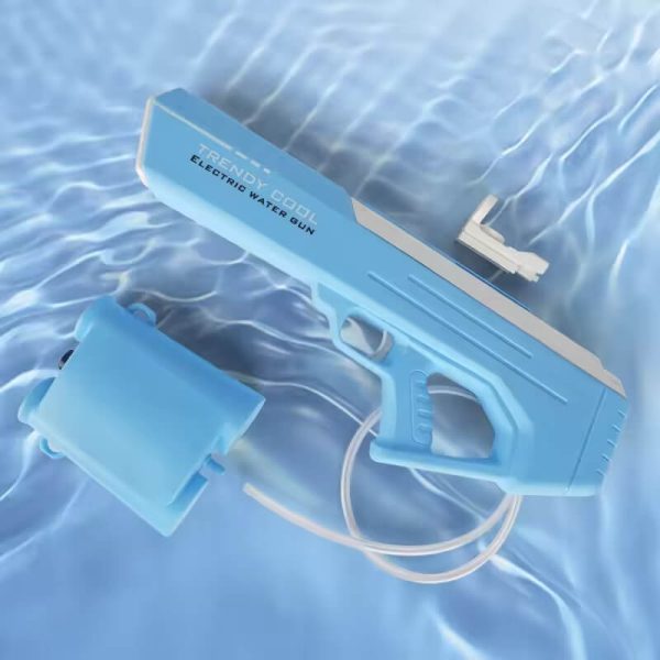 Elektromos vízipuska 400ml víztartállyal, beszerelhető akkumulátorral, töltővel és irányzékkal 30cm hosszú - Image 3