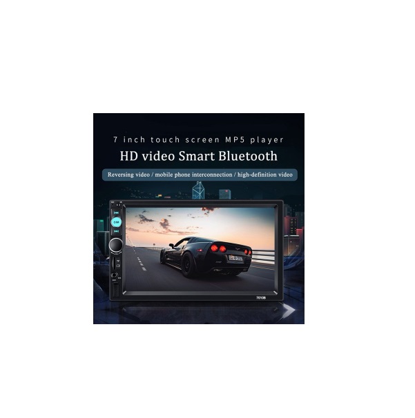 Android érintőképernyős autórádió/mp5 lejátszó/fejegység 7010B, Bluetooth, Aux, FM rádió, Pendrive vagy TF kártya - Image 2