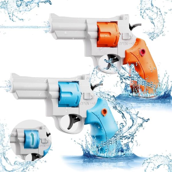 Vízipisztoly revolver, mechanikus kialakítás, élethű játék élmény - Image 3