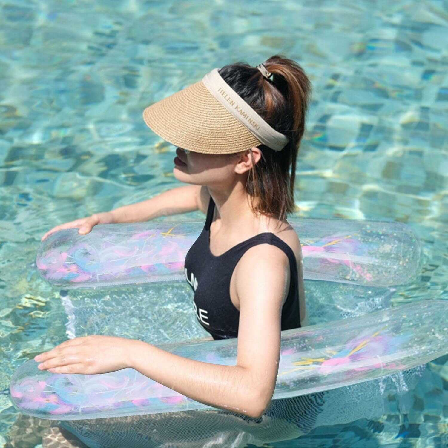 Hálós víziszék csillámos vízi pihenőszék vízifüggő ágy 120 x 60 cm - Image 2