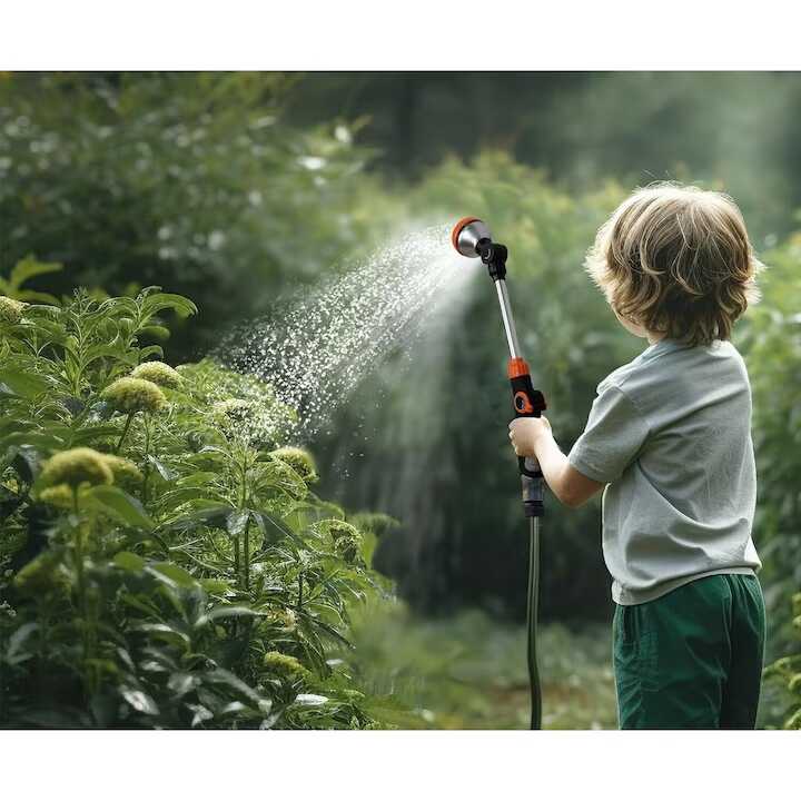 180 fokban mozgatható ,locsolófej , állítható vízsugárral - Image 2