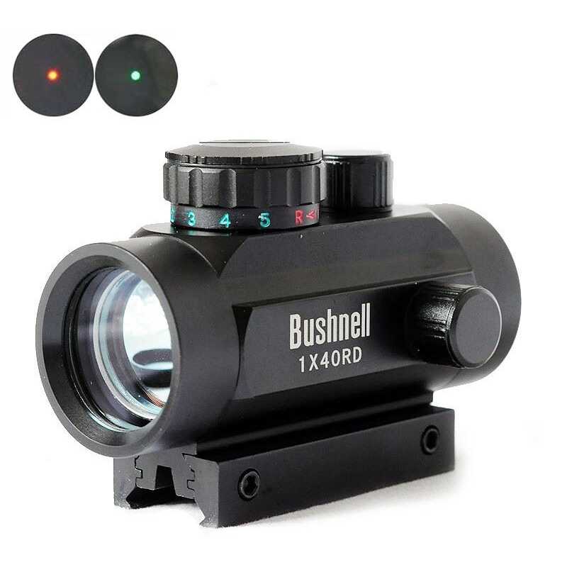 Bushnell 1x40 távcső, gyorstávcső, Piros vagy zöld pont célzó, 20mm-es és 11mm-es szerelékre - Image 6