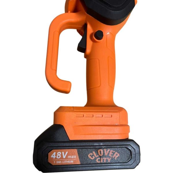 Clover City Mini Egykezes 6" Láncfűrész 2db 48V akkuval - Image 7