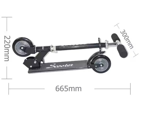 Gyerek roller 2 féle színben , rózsaszín és fekete , max terhelhetőség 50kg - Image 5