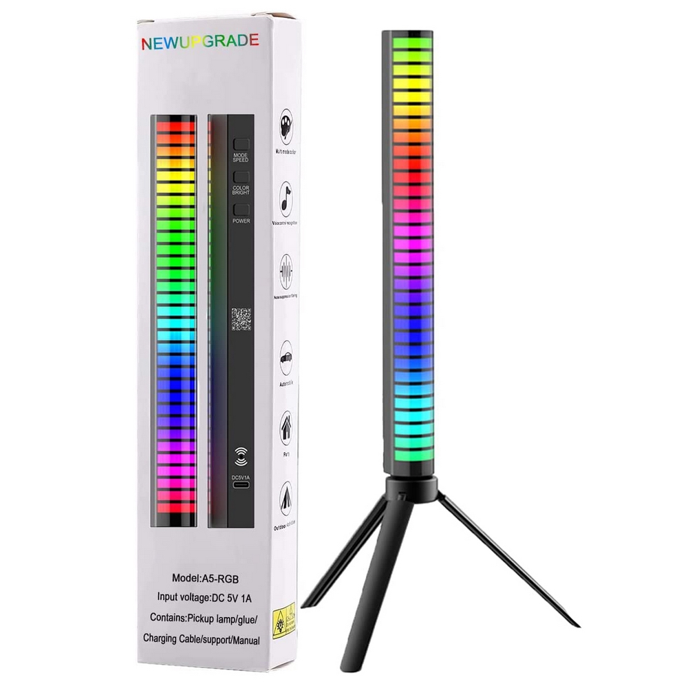 A5-RGB Zenére villogó hangérzékelős LED dekorációs világítás - Image 3
