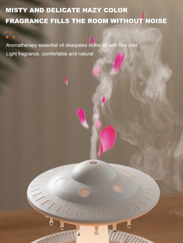 Aromaterápiás párásító,esőcsepp,eső hanggal távirányítóval led világitással az igazi relax élményért - Image 2