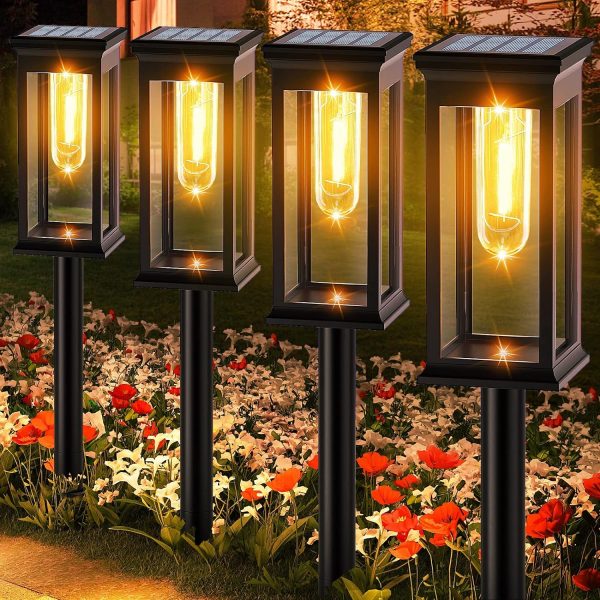 Solar Pathway Illuminator ,napelemes kerti lámpa 6db-os T5-KE-58 - Image 3