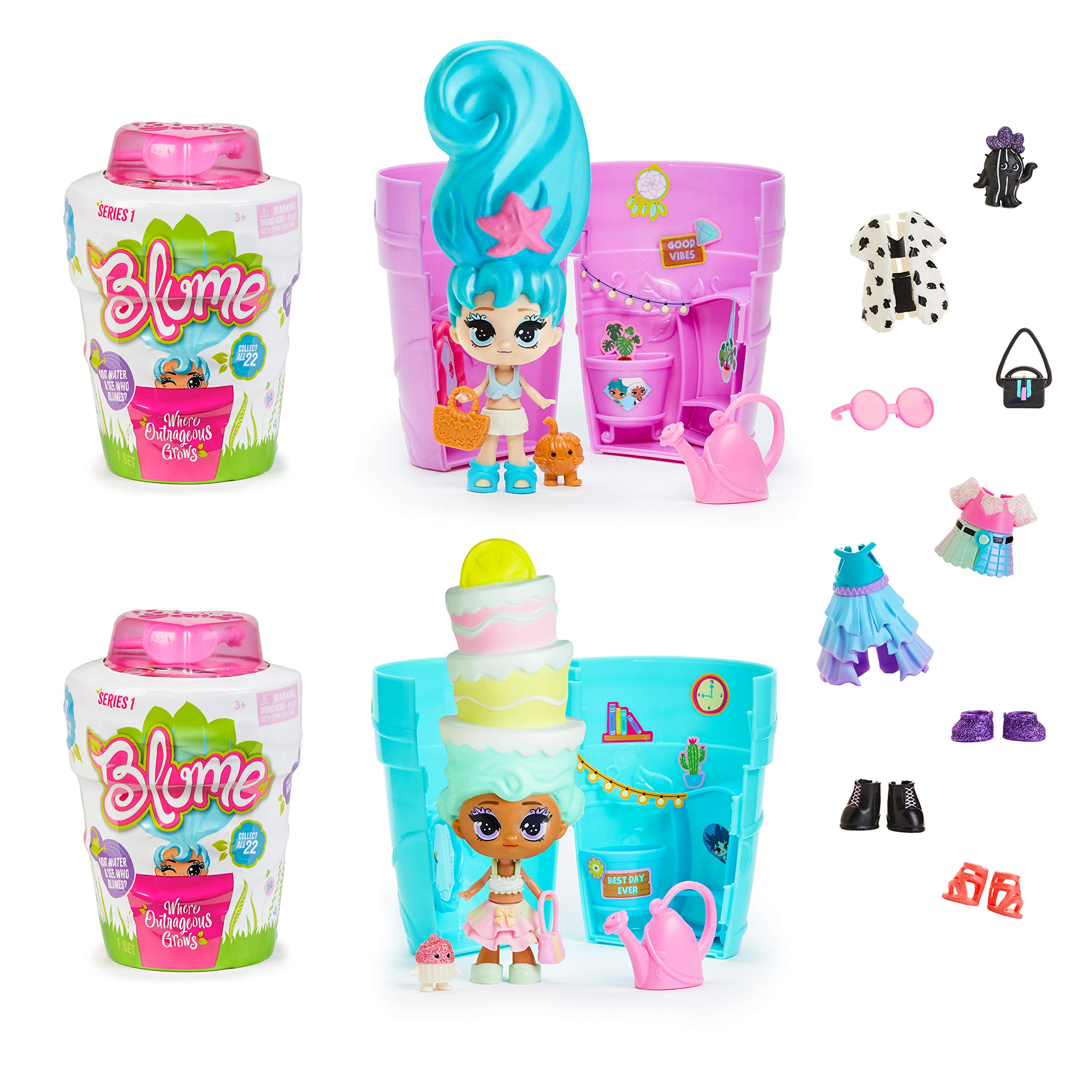 Blume dolls virágszál hercegnő – virágcserépből kinövő varázslatos meglepetés baba kislányoknak - Image 3