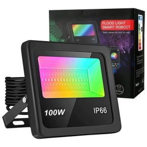 100W Okos LED Reflektor Kültéri RGB IP66