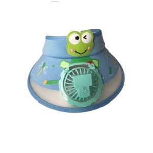 Békás Napellenzősapka gyerekeknek beépített ventilátorral , 3 féle sebességgel , usb töltés ,