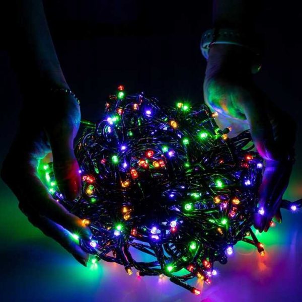 200 LED-es 15m Karácsonyfa izzósor, fényfüzér, 8 programmal IP44 - Image 10