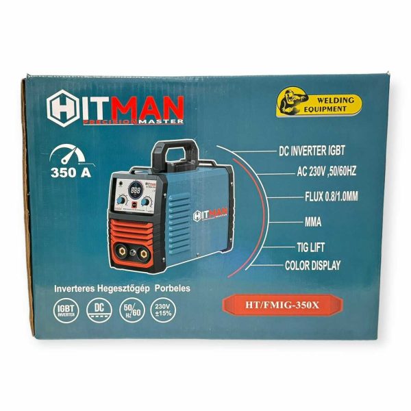 Hitman HT-FMIG-350X Inverteres Hegesztőgép 350A, Porbeles/MMA/TIG-Lift - Image 8