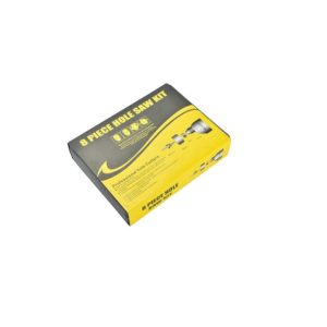 8 részes lyukfűrész-fúró-készlet ( Fára, gipszkartonra,)