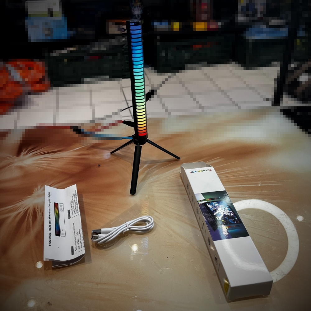 A5-RGB Zenére villogó hangérzékelős LED dekorációs világítás - Image 10