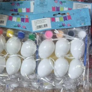 Festhető tojás vízfestékkel 6DB