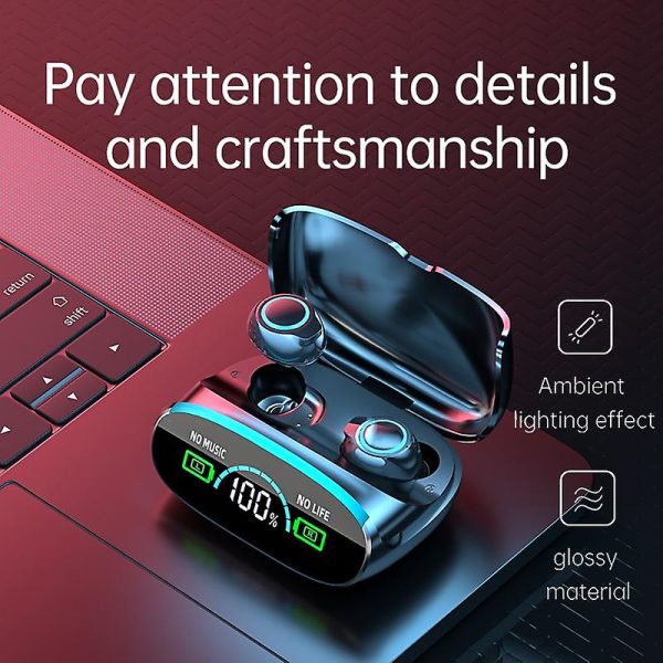 DAMIX VEZETÉK NÉLKÜLI FÜLHALLGATÓ MIKROFONNAL, BLUETOOTH V5.3, PRÉMIUM MINŐSÉG M39A - Image 2