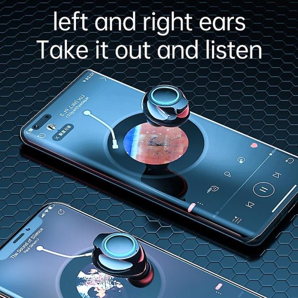 DAMIX VEZETÉK NÉLKÜLI FÜLHALLGATÓ MIKROFONNAL, BLUETOOTH V5.3, PRÉMIUM MINŐSÉG M39A - Image 3