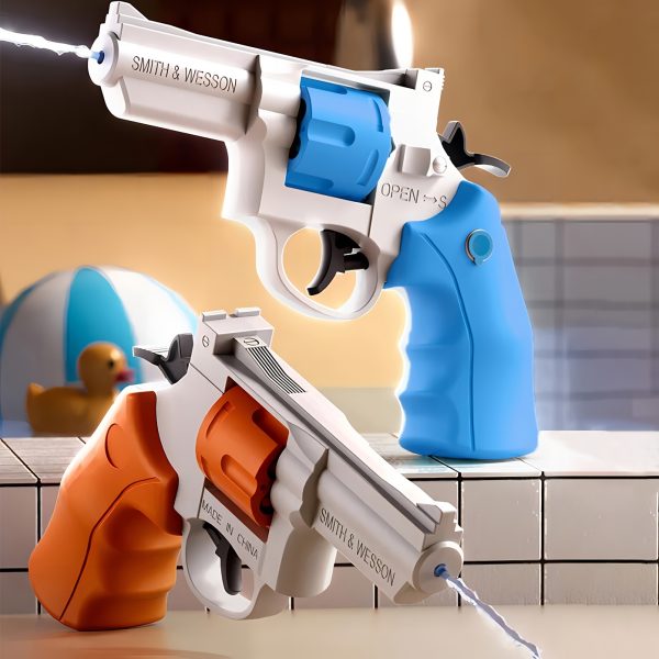 Vízipisztoly revolver, mechanikus kialakítás, élethű játék élmény - Image 2
