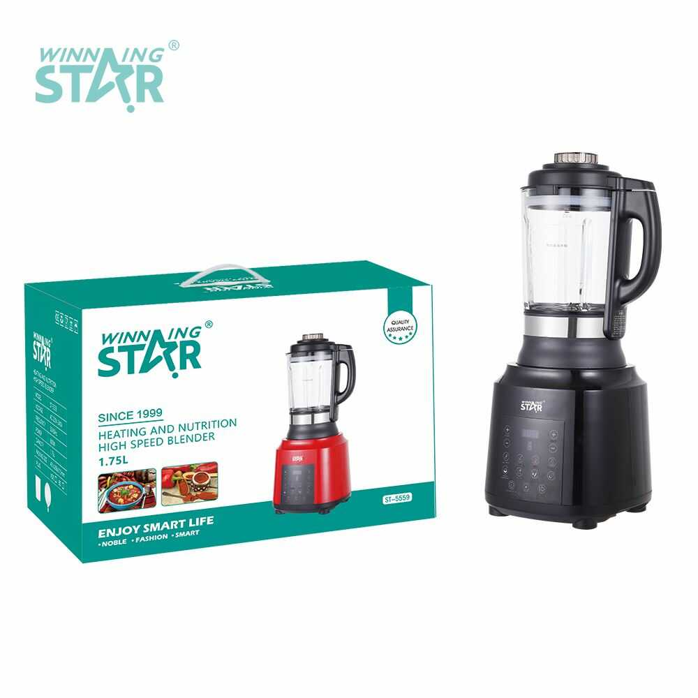 WINNING STAR ST-5559 Okos Turmixgép Főző Funkcióval – 1.75L, Üvegkancsós, 800W - Image 9