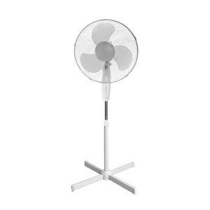 FS40-01 álló ventilátor, Ø41 cm, 3 sebesség, 45 W fehér 75° os