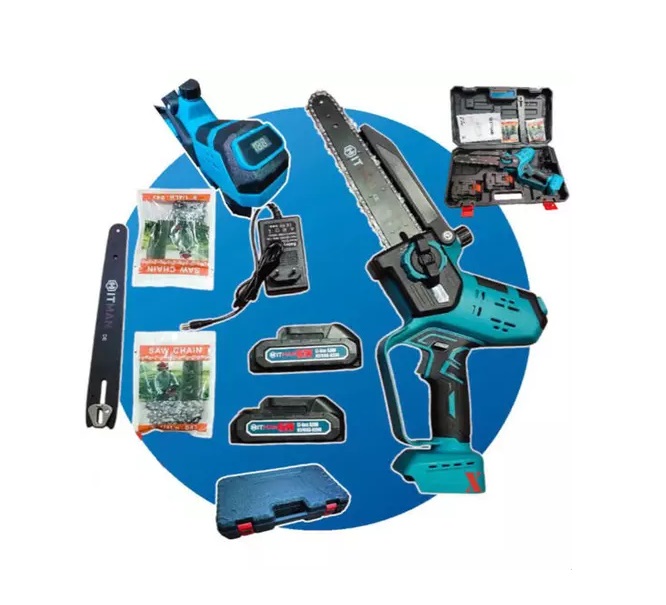 HITMAN HT/VHS-62 V 2 db akkumulátoros Láncfűrész 600 W 8 col - Image 2