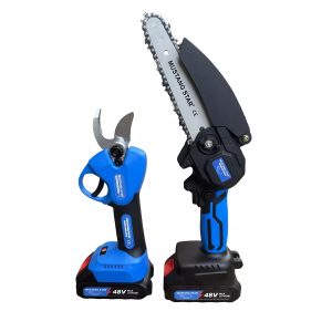 Mustang star Metszőolló és láncfűrész szerszám szett, 2 DB 48 V akkumulátorral