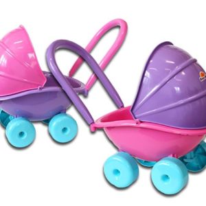 Műanyag Babakocsi mély fekvő Mini-Mamamobil, Kagyló Babakocsi, 41 cm X 30 cm X 44 cm