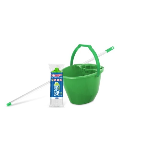 Felmosó szett 3 db os Nyél, felmosó vödör mop - Image 5