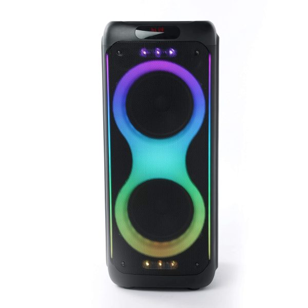 Brodu Bluetooth hangszóró vezeték nélküli mikrofonnal és távirányítóval, lézer és rgb fény effekttel - Image 6
