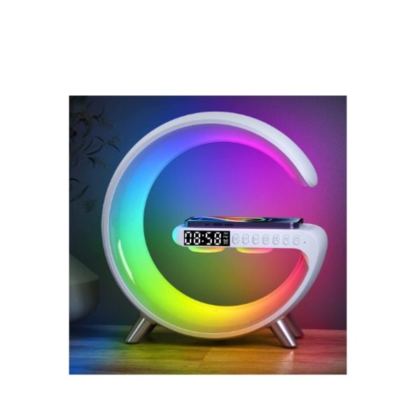 Többfunkciós Intelligens Ébresztőóra, RGB lámpa,hanggép, hangszoró, gyorstöltő - Image 3