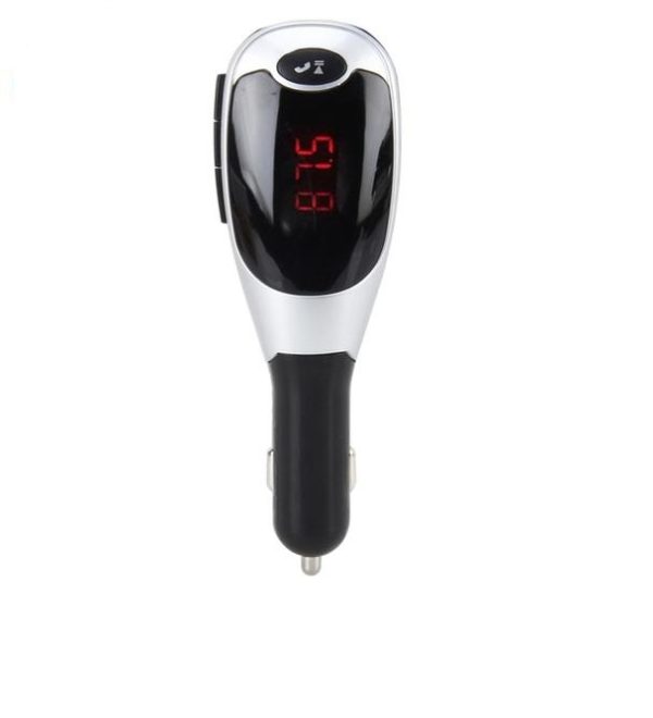 Wirelles car kit m5 bluetoothos sd kártyás képernyős szivargyujtós töltő - Image 3