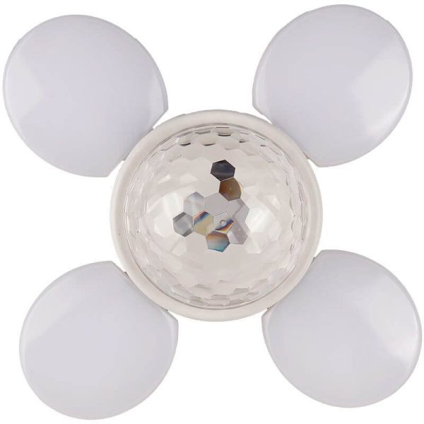 Disco fény és összecsukható RGB LED , Bluetooth hangszóróval ás E27 csatlakozással - Image 5