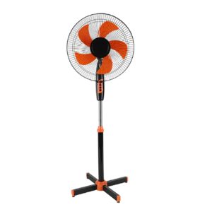 Domotec ms-1619 áló ventilátor 3 sebbességi fokozattal 16" 40W narancs-fekete színben 90°-os oszcilláció