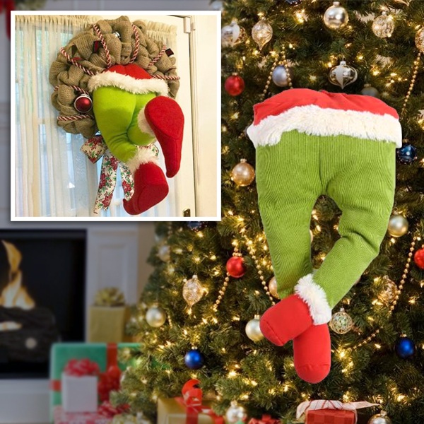 Krácsonyfába esett grincs ünnepi dekoráció - Image 2