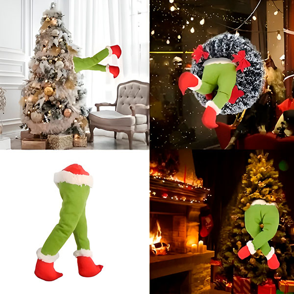 Krácsonyfába esett grincs ünnepi dekoráció - Image 9