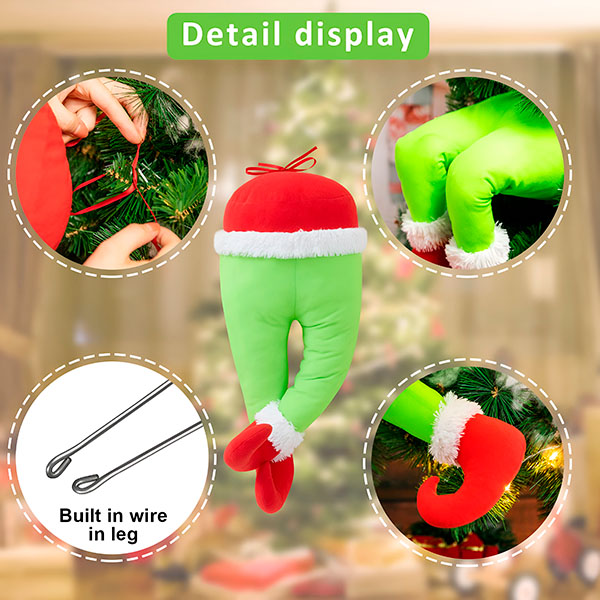 Krácsonyfába esett grincs ünnepi dekoráció - Image 11