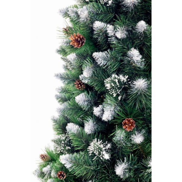 Havas 3D Prémium Műfenyő, Karácsonyfa tobozzal talpal 180 cm - Image 3