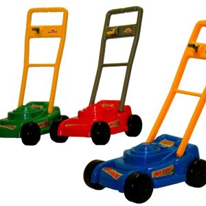 Kicsi kertész, nagy móka! Játék fűnyíró a vidám kertészkedéshez!